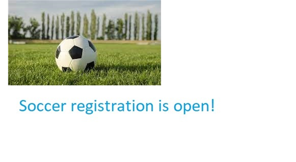 Fall 2022 Soccer Registration 7/26 - 8/21