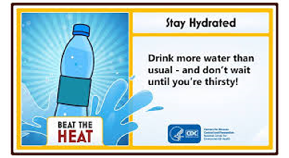 Water is an athlete's friend!