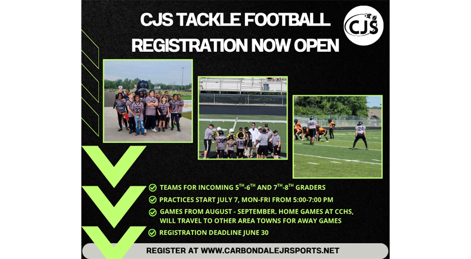 2026 Tackle Football Registration is Now Open!